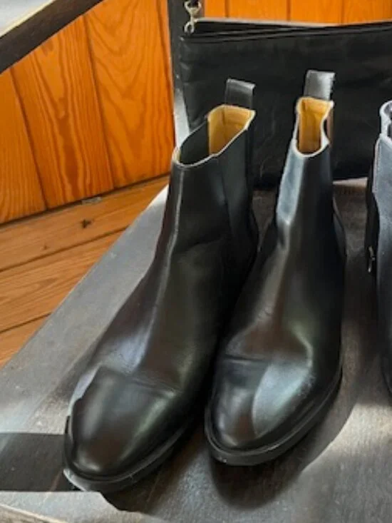 Everlane Black Leather Chelsea Boot, 10 - Picture 4 of 10